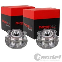 2X Metzger RADLAGER-SATZ Vorne Passend FÜR Nissan Qashqai Renault Grand Kadjar