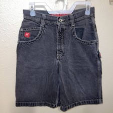 Rare JNCO Jean Shorts Kids Size 14 / 26 in Waist 90s Streetwear