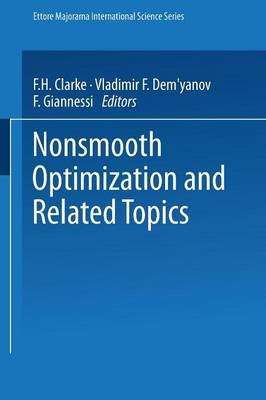 Nonsmooth Optimierung und verwandte Themen - 9781475760217
