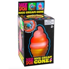 ORANGE-Viral Squishy Squish Needoh Nice Cream Cone - 100 REAL