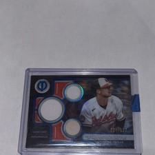 Ryan Mountcastle 2024 Topps Tribute Blue Game Used Patch SP /150 Orioles