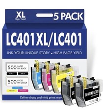 LC401XL LC401 MFC-J1010DW Ink Cartridges for Brother Printer LC 401 401XL for MF