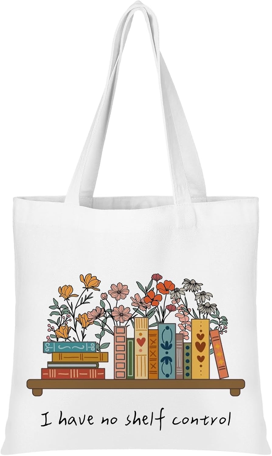 Book Tote Bag| Gifts for Book Lovers| Gifts for Women| Reading Accessories| Tha