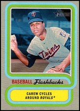 2019 Topps Heritage #BF-RC Rod Carew - Baseball Flashbacks HOF FREE SHIPPING!