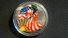 2000 American Silver Eagle Colorized 1oz Fine Silver From A Local Estate