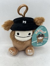 Benny the Big Foot Squishmallow 3.5" Bag Clip On Plush Soft Toy Keyring Take 4