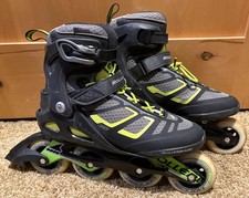 Rollerblade Macroblade 90 Alu black green US mens size 10.5 / EUR 44 / 28.5 cm