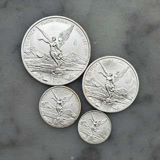 2024 Mexico Libertad Fractional Coin Set 1/2 1/4 1/10 1/20 Onza