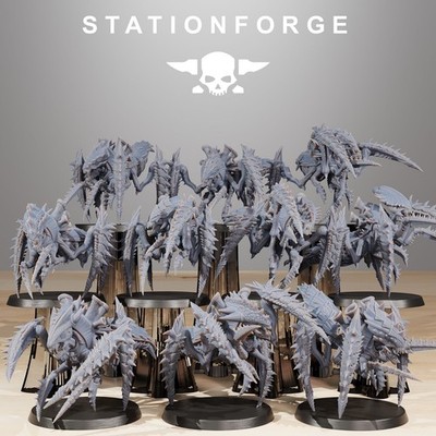 Station Forge Miniatures Xenarid Crawlers Tabletop Sci Fi Grim Dark Wargame