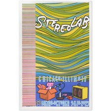 Stereolab Chicago Illinois October 9 10 2025 Concert Poster