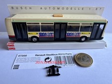 BUSCH 47200 - BUS RENAULT STADTBUS R312  RATP LIGNE 74 -  PARIS FRANCE au  1/87°