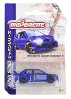 Majorette Japan Series Mitsubishi Lancer Evolution Ix 9 Blau 1:64 Die Cast Model