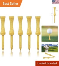 Step Down Golf Tees 2-1/8"or 2-3/4"or 3-1/4" 100 Count Wooden Golf Castle Tees