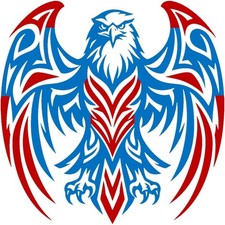 30 Custom Modern Patriotic Eagle Personalized Address Labels