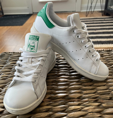 Adidas Stan Smith White Green- Men's 5.5