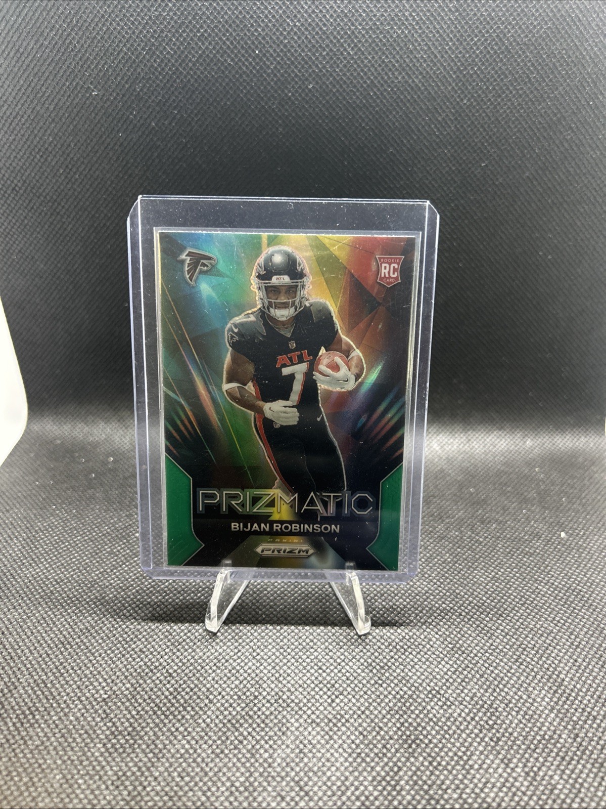2023 Panini Prizm - Prizmatic Bijan Robinson #19 Green Prizm (RC)