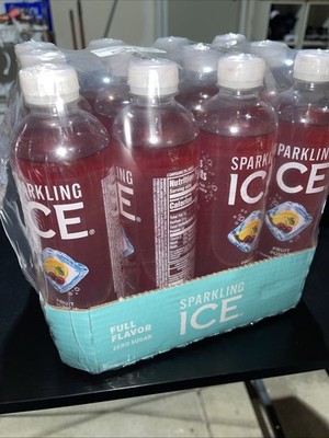 Sparkling Ice, Fruit Punch Sparkling Water, Zero Sugar