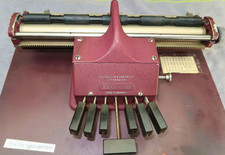 Andersson & Sorensen Braille Typewriter Model 1000 - Copenhagen, Denmark - 1945 thumbnail