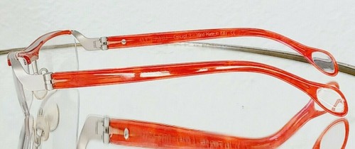 Occhiali da vista ORIGINALI Alek Paul Concept 3 AP1068 04 nuovi ROSSO 52-17 ITALIA vintage - Foto 5 di 12