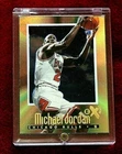 1996 FLEER EX 2000 #9 MICHAEL JORDAN ACETATE CARD IN PLASTIC 97'  (B-609)   🎄👀