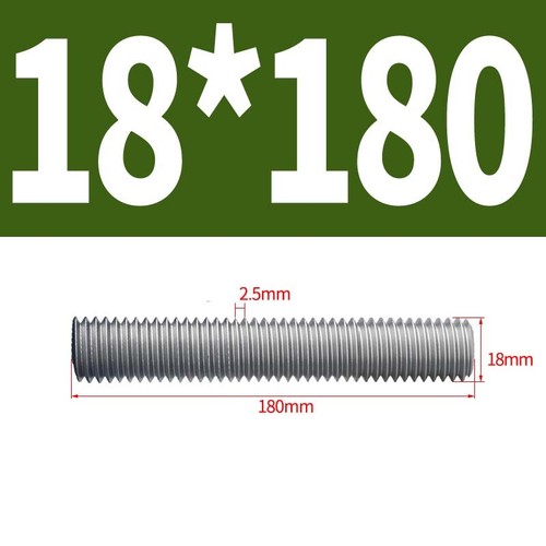 A2 Stainless Steel Threaded Rod Full Thread Studding Bar M10 M12 M14 M16 M18 M20 - Picture 115 of 133