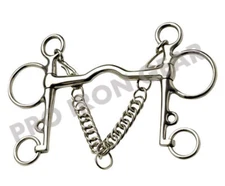 Pelham Bit Mullen Mouth Horse Bit Stainless Steel