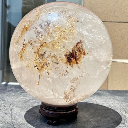 22.53LB Natural White Crystal Clear Quartz Crystal Sphere Ball Healing Meditati - 第 15/22 張圖片