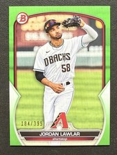 2023 Bowman Jordan Lawlar #BP-92 - Neon Green Parallel #184/399