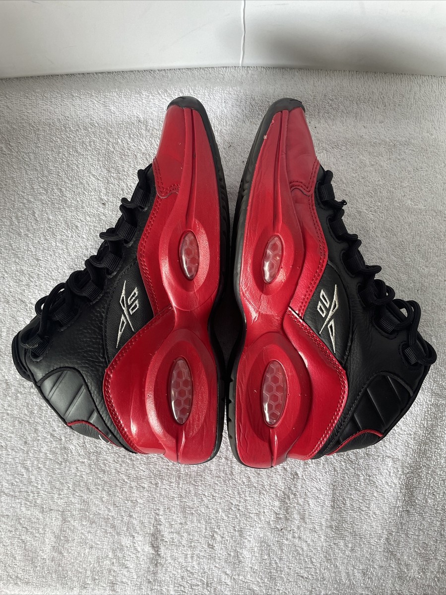 Reebok Allen Iverson Q3 Question Black/Red Men SZ 6 Mid