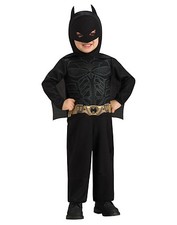 Batman Dark Knight Infant Baby Boys Costume 6-12 months Jumpsuit Headpiece Cape