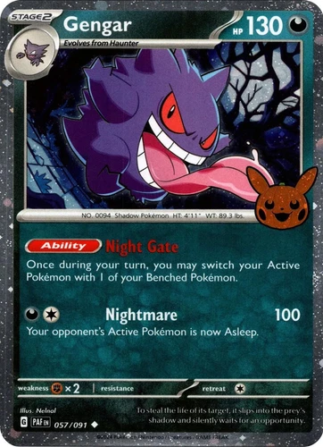 Gengar 057/091 Trick or Trade Booster Bundle 2024