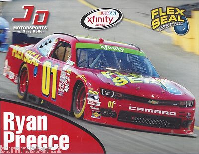 2016 RYAN PREECE ''FLEX SEAL'' #01 NASCAR XFINITY SERIES POSTCARD
