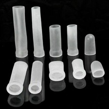 Silicone Male Penis Extender Stretcher Sleeve Vacuum Enhancer Enlarger S-XXL