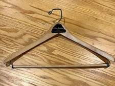 COLLECTIBLE l CLOTHES Wood HANGER: Vintage Advertising - Tabin/Pearlman - NYC
