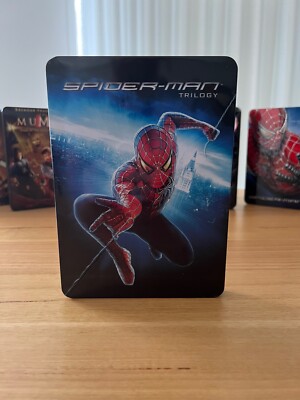 Spider-Man (DVD, Blu-ray, 4K, 2002) Empty Collectors Tin Case by Ezydvd