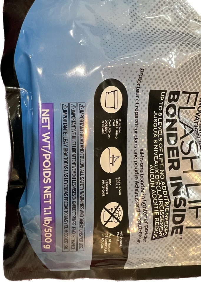 REDKEN FLASH LIFT BONDER 内部高达 8 级 1.1 磅或 2 磅 免运费 — 第 2/4 张图片