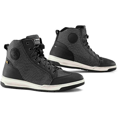 FALCO Pyro 2 grau Motorrad-Sneaker CE wasserdicht D3O Protektoren Gr. 46