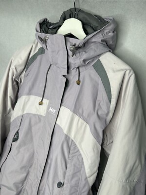 Helly Hansan Helly Tech Jacke Damen lila klein Wandern Walking Skifahren Mantel