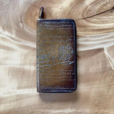 Berluti Itauba Silver Scritto Longwallet | eBay Berluti Itauba Silver Scritto Longwallet | eBay