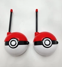 Pokemon Short-Range Walkie Talkies Pokeball Fresh Batteries