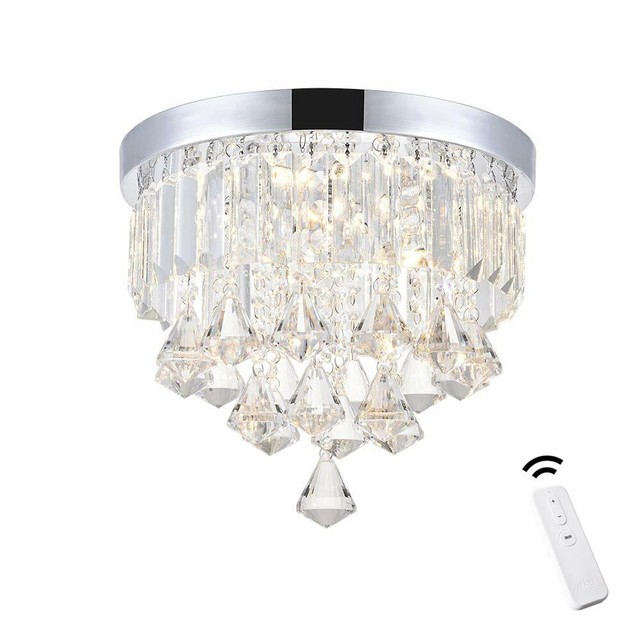 modern flush mount chandelier