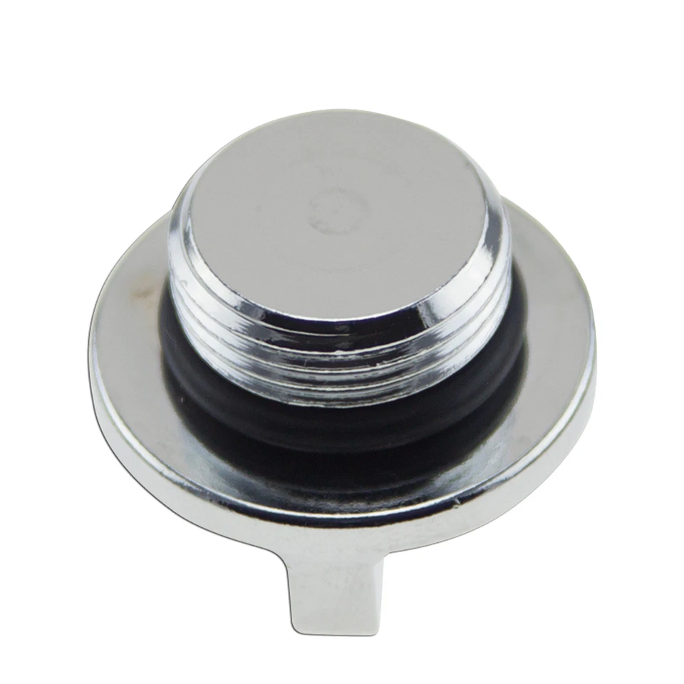 Relleno de aluminio CNC cromado para Suzuki GSXR 600 750 Dexter líquido de tapa de aceite de motor Foto 3 de 3