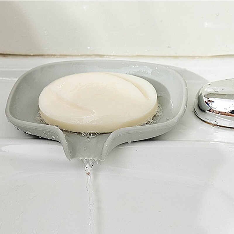 Soap Dish for Shower Bathroom Soap Holder Silicone Multifunctional Soap ...