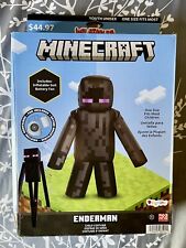 Minecraft Enderman Inflatable Halloween Costume & Fan One Size Fits Most  Child for sale online