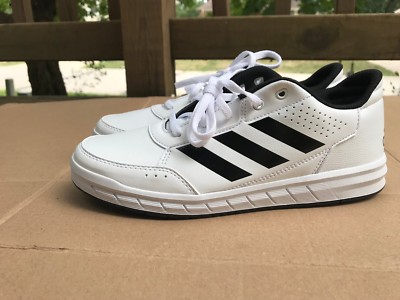 Adidas Boys Performance Altasport K Kids BLACK \u0026 White Running Shoes Size  6Y | eBay