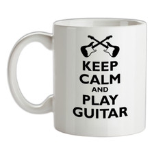 Keep Calm and Play Guitar Mug - Bass guitar - Electric - Music