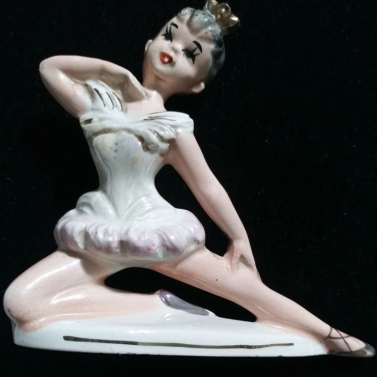 Porcelain Ballerina Figurine Indiana Antique Ceramic & Porcelain