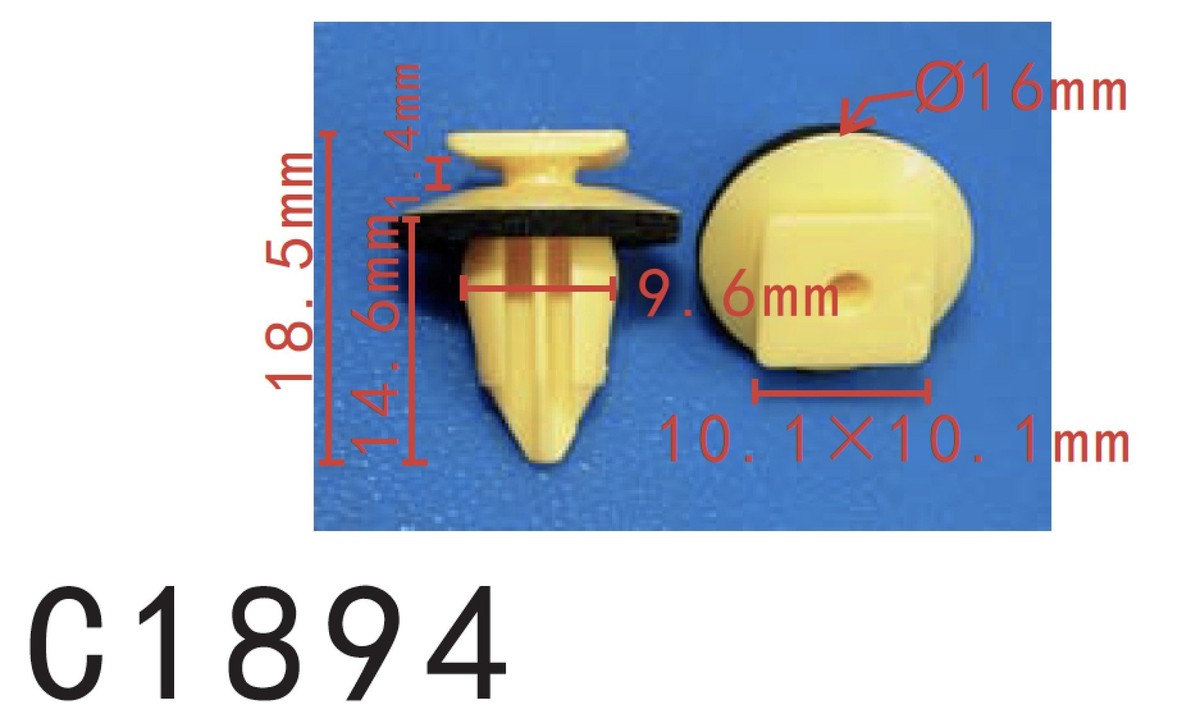 45pcs Bumper Shield Retainer Clip Wheel Fender Flare Clips