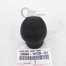 GENUINE TOYOTA Celica MR2 Spyder 5-Speed BLACK LEATHER SHIFT KNOB 33504-14120-C1