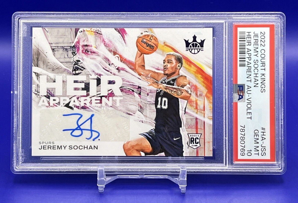 その他 COURT KINGS JEREMY SOCHAN RC /49 PSA10 2022-23 Court Kings Heir Apparent VIOLET Jeremy Sochan